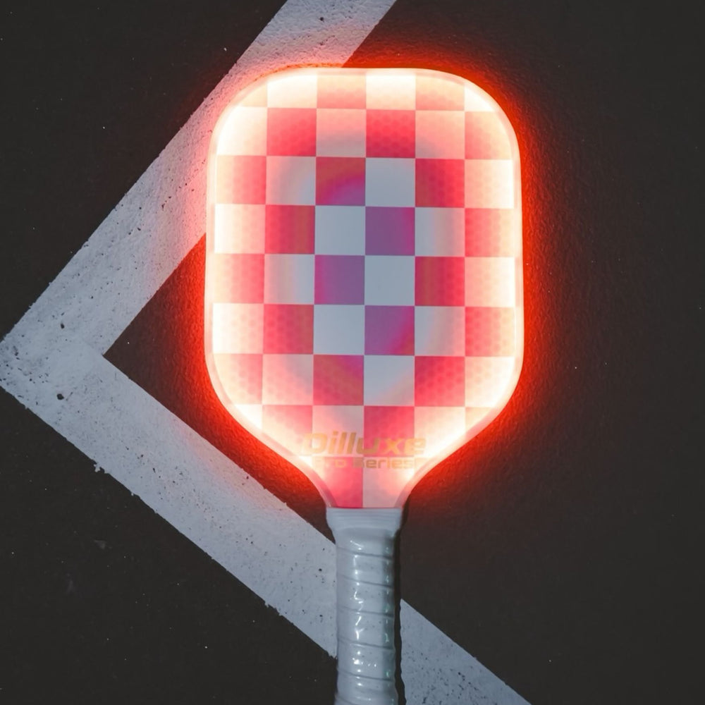 
                  
                    Pink Checker Glow Paddle
                  
                